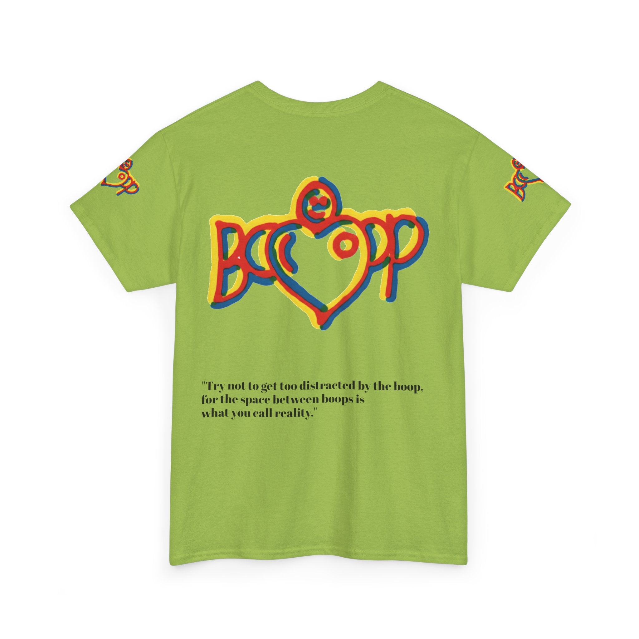 Boop Heart Tee — "TIME = FORCE x WILL" Graphic T‑Shirt Original Stanley Bostwick