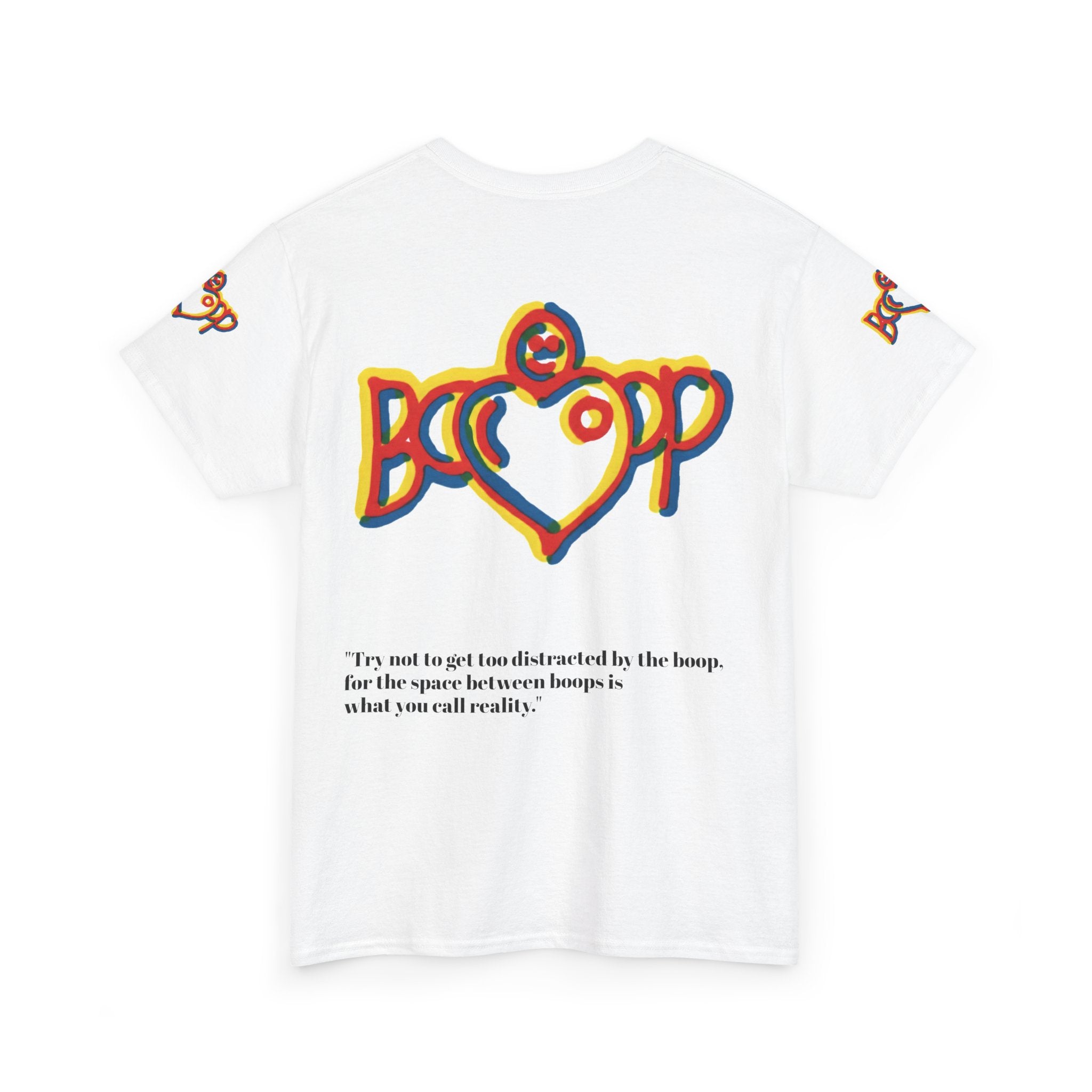 Boop Heart Tee — "TIME = FORCE x WILL" Graphic T‑Shirt Original Stanley Bostwick