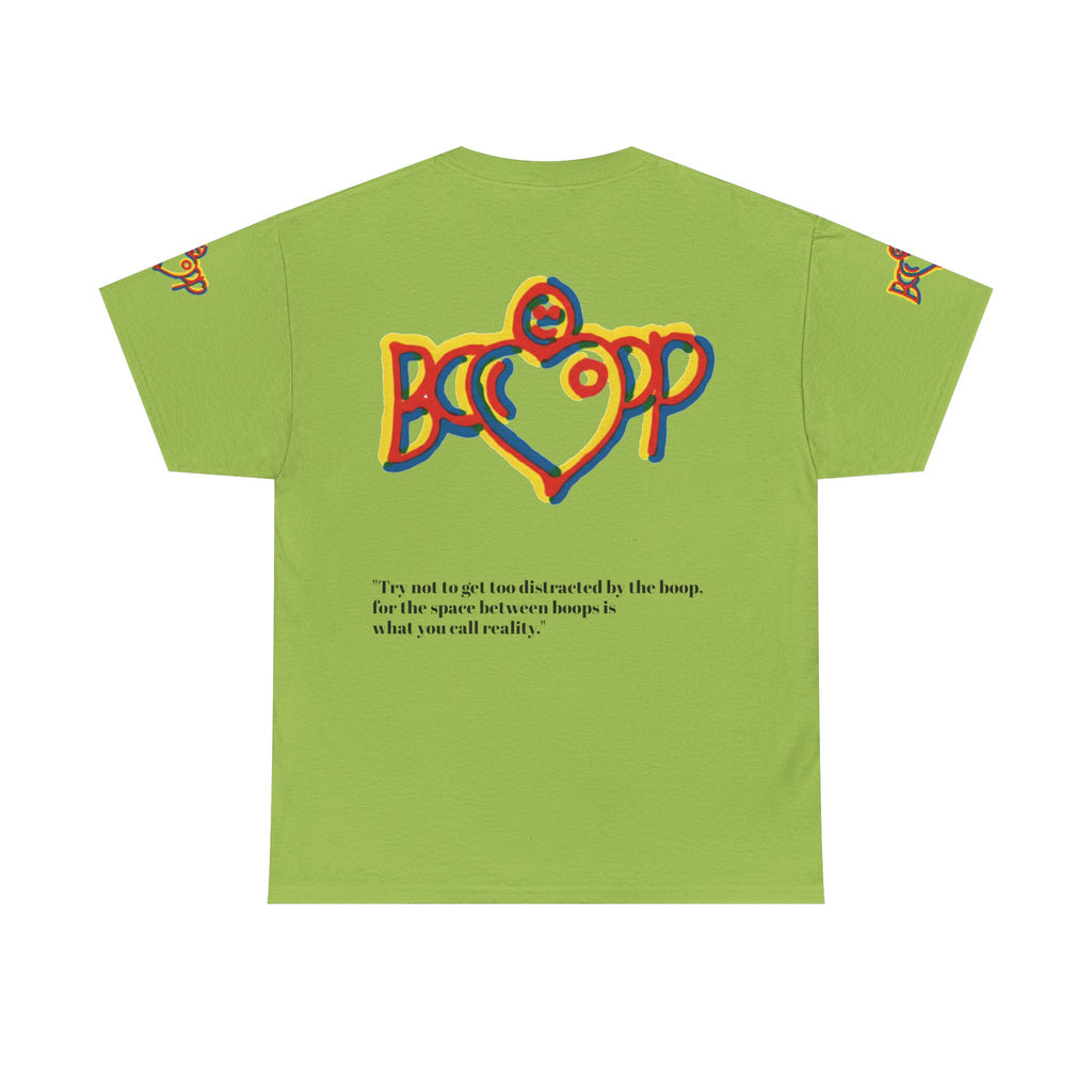 Boop Heart Tee — "TIME = FORCE x WILL" Graphic T‑Shirt Original Stanley Bostwick