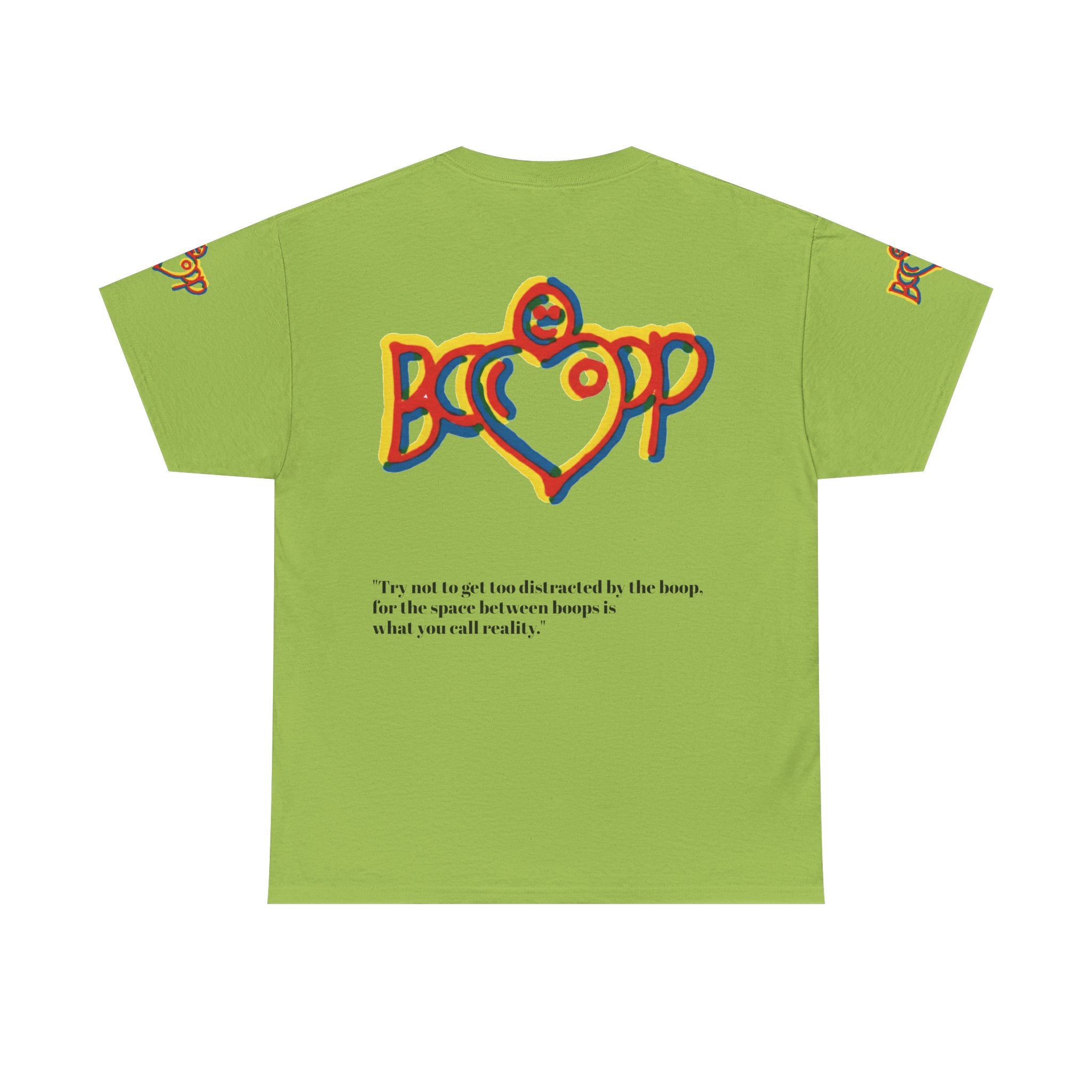 Boop Heart Tee — "TIME = FORCE x WILL" Graphic T‑Shirt Original Stanley Bostwick
