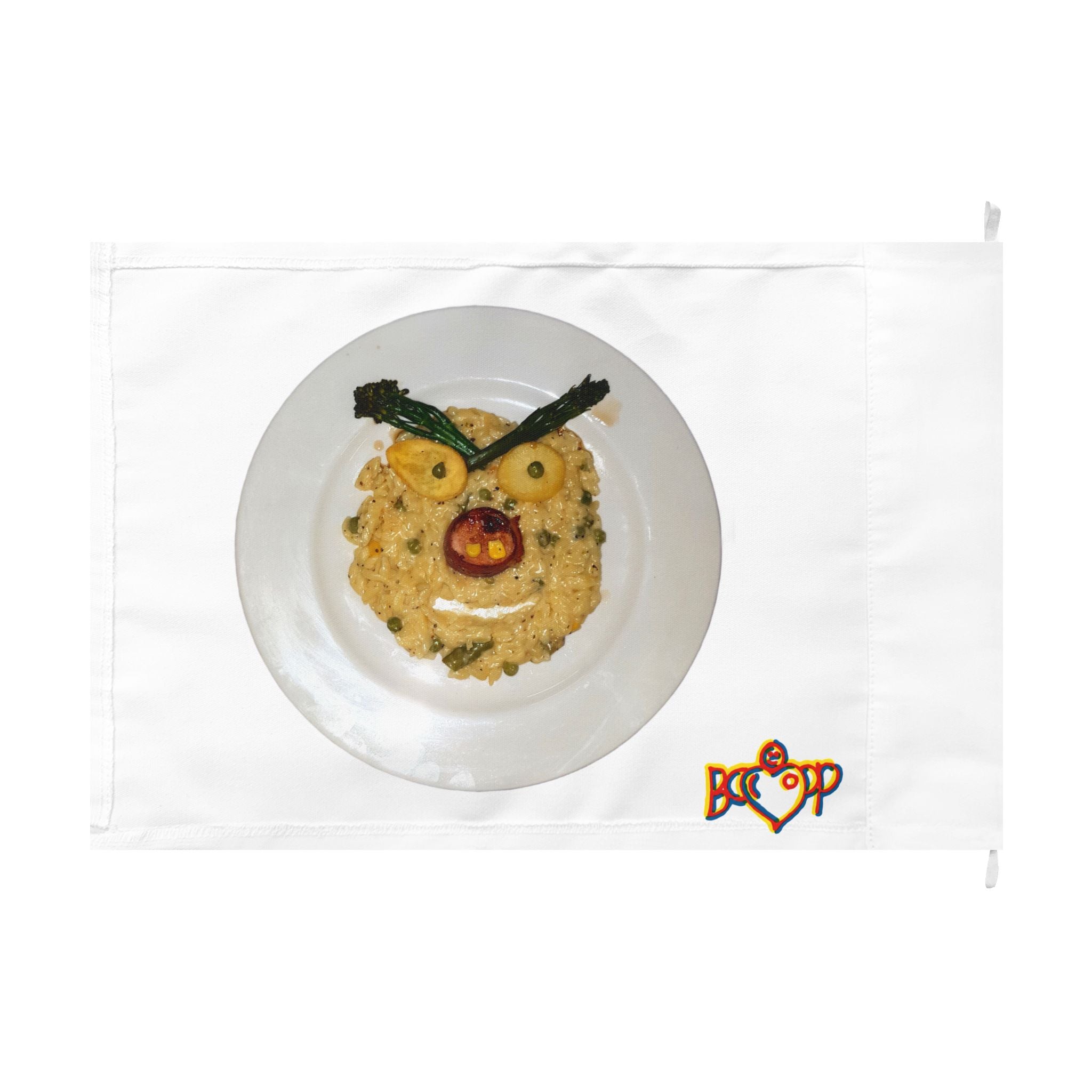 Double-Sided Flag  BOOPING FOOD FACE FLAGS 3 SIZES