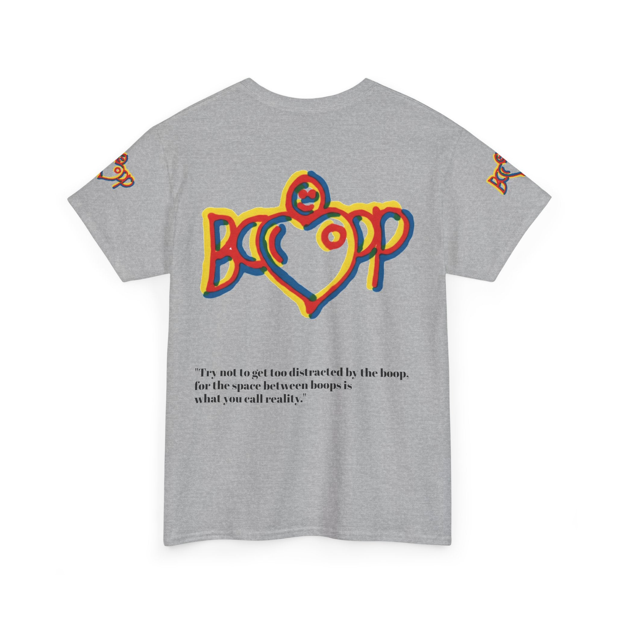Boop Heart Tee — "TIME = FORCE x WILL" Graphic T‑Shirt Original Stanley Bostwick