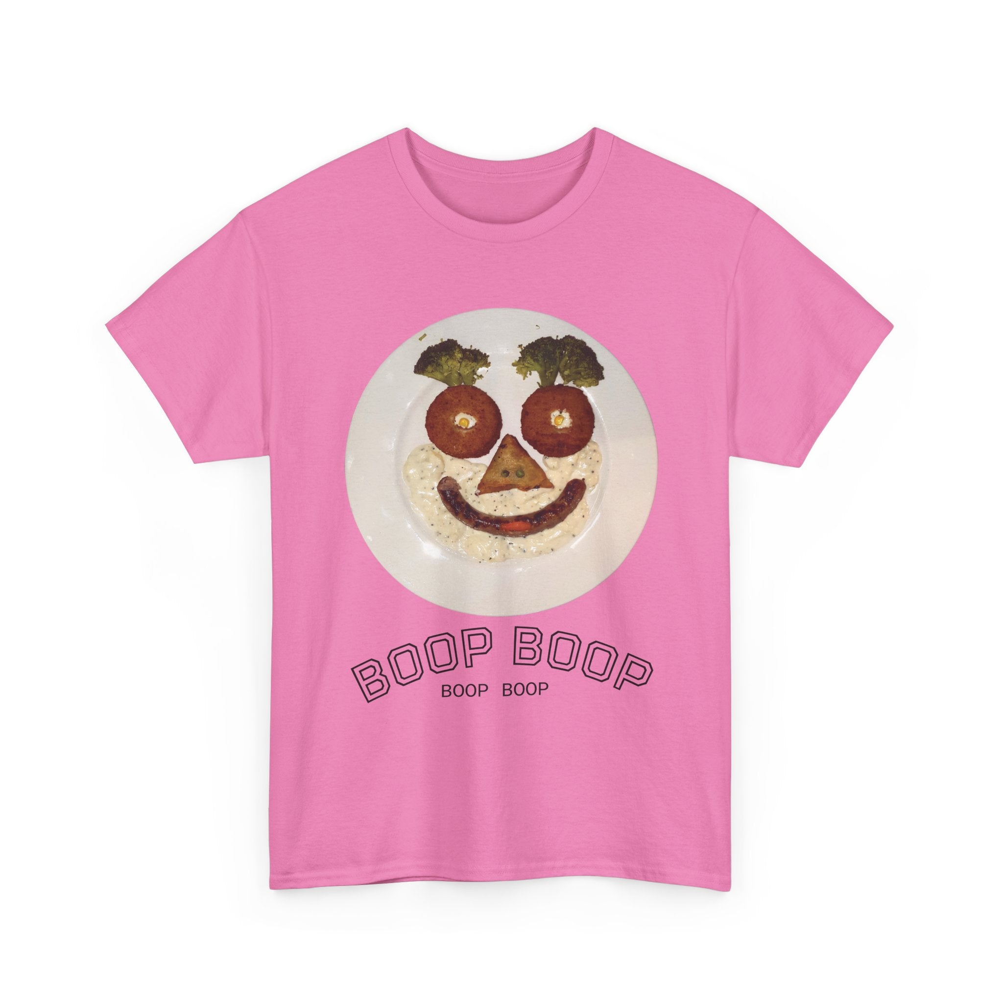 Boop Boop Smiley Face T-Shirt | Cute Food Face Graphic Tee