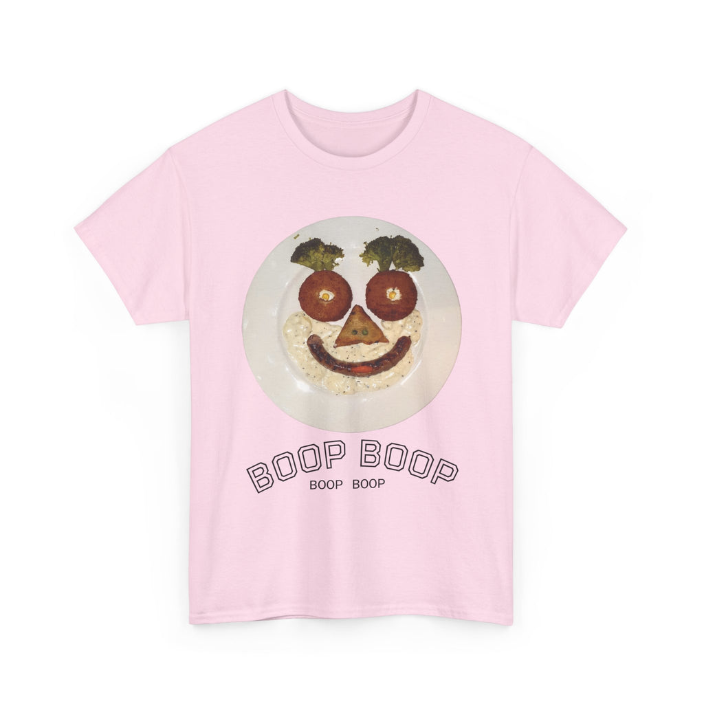 Boop Boop Smiley Face T-Shirt | Cute Food Face Graphic Tee