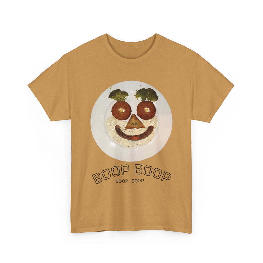 Boop Boop Smiley Face T-Shirt | Cute Food Face Graphic Tee