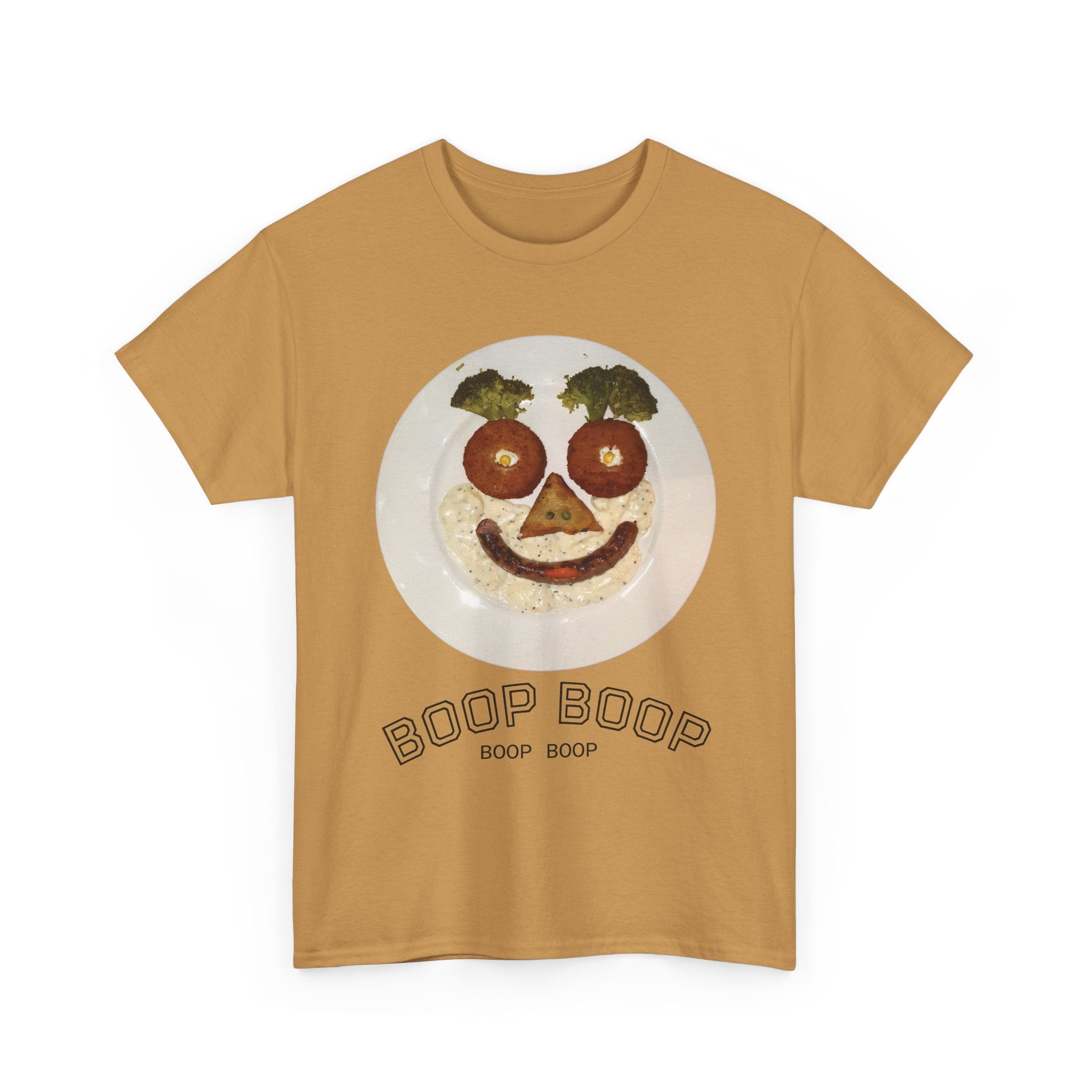 Boop Boop Smiley Face T-Shirt | Cute Food Face Graphic Tee