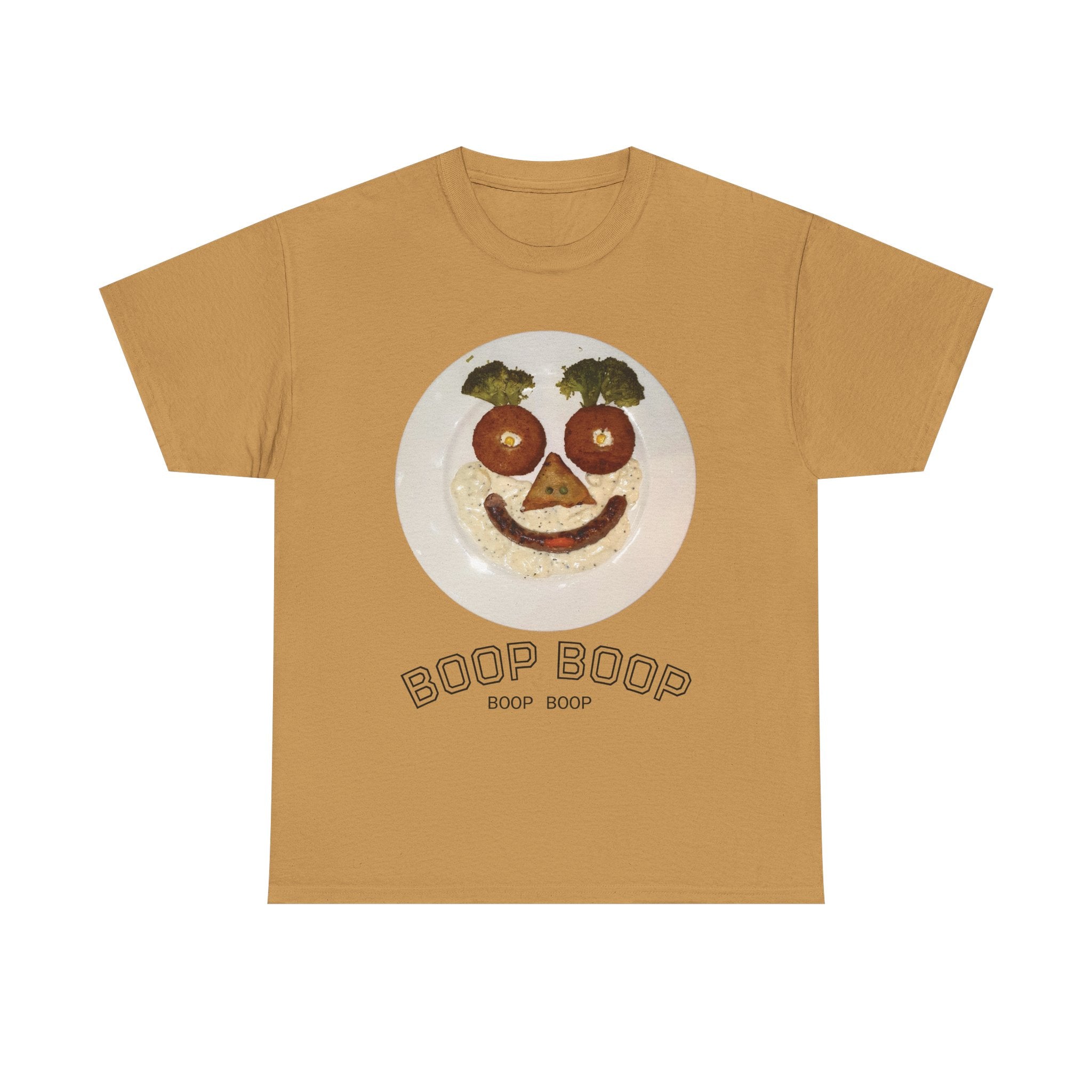 Boop Boop Smiley Face T-Shirt | Cute Food Face Graphic Tee