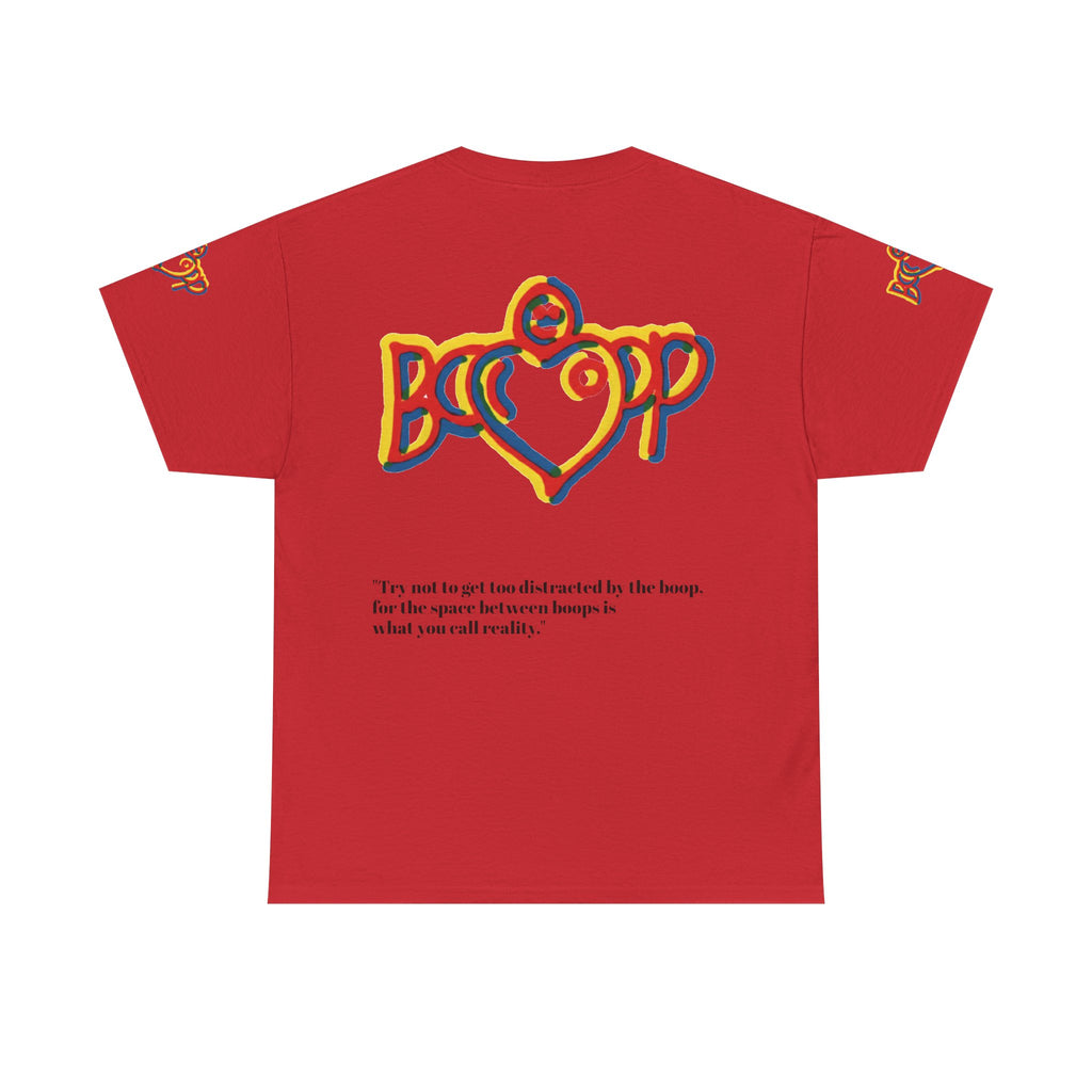 Boop Heart Tee — "TIME = FORCE x WILL" Graphic T‑Shirt Original Stanley Bostwick