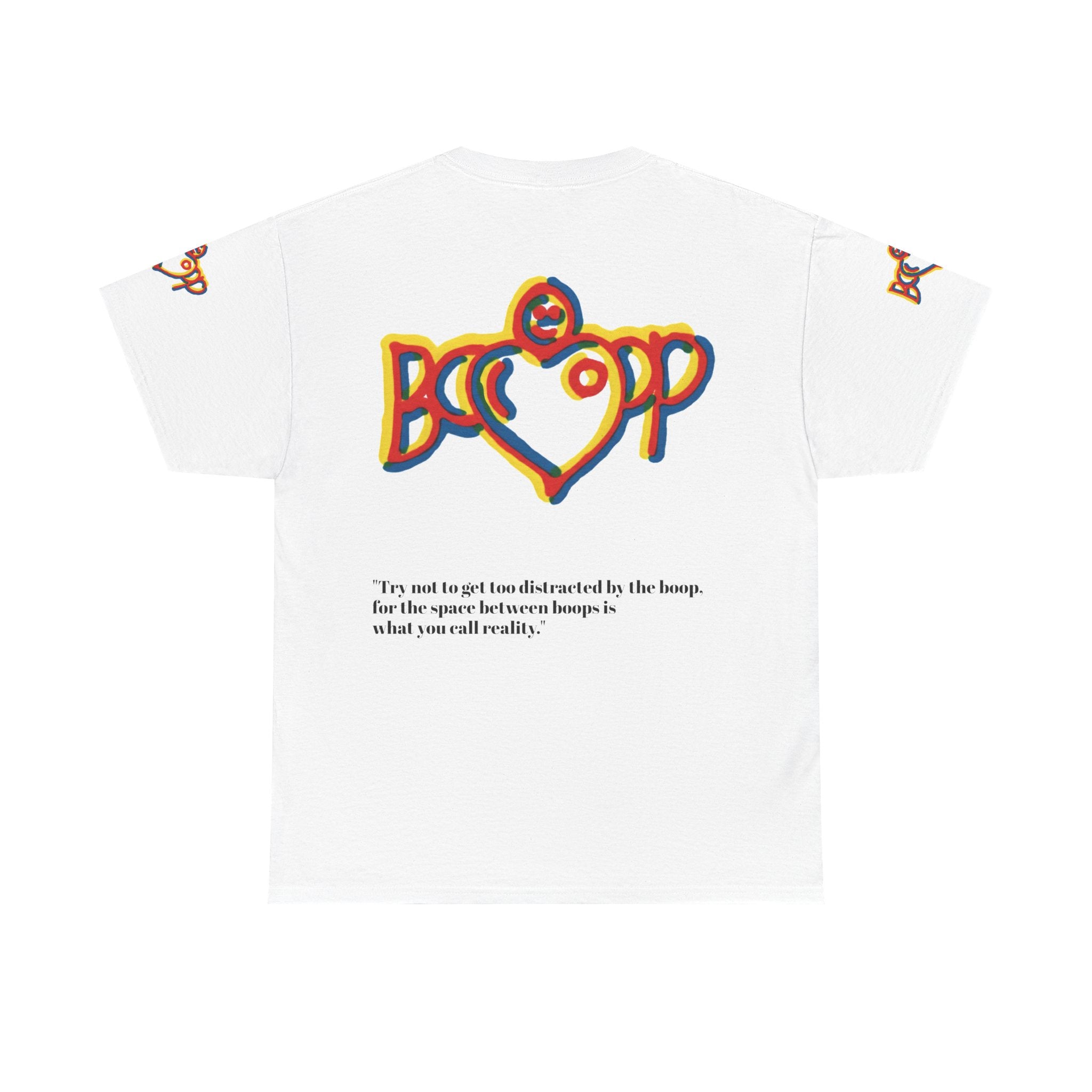 Boop Heart Tee — "TIME = FORCE x WILL" Graphic T‑Shirt Original Stanley Bostwick