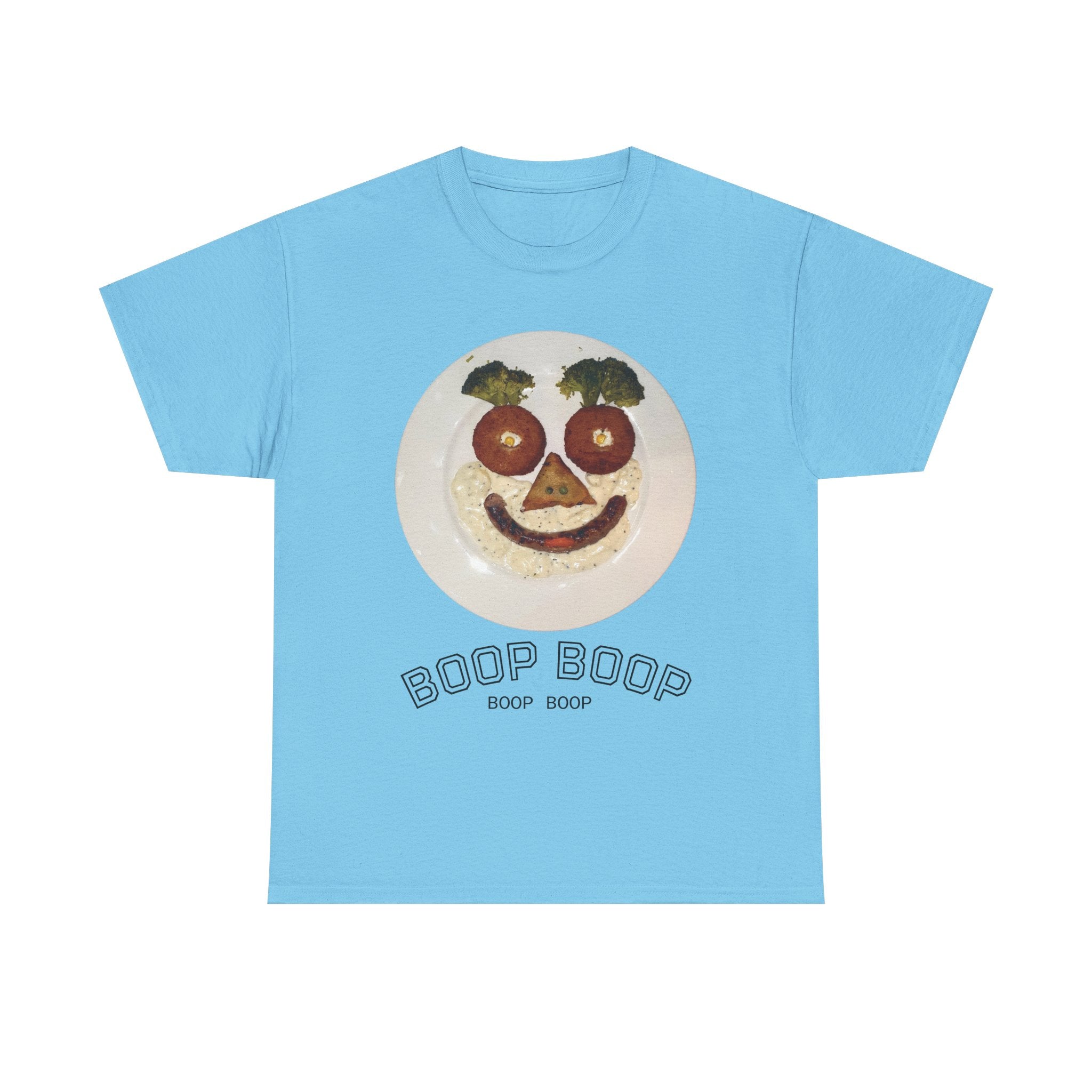 Boop Boop Smiley Face T-Shirt | Cute Food Face Graphic Tee