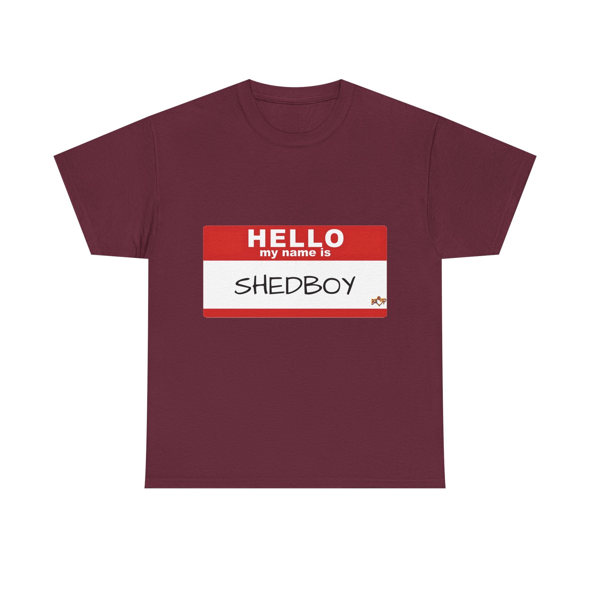 HELLO MY NAME IS SHED BOY TSHIRT