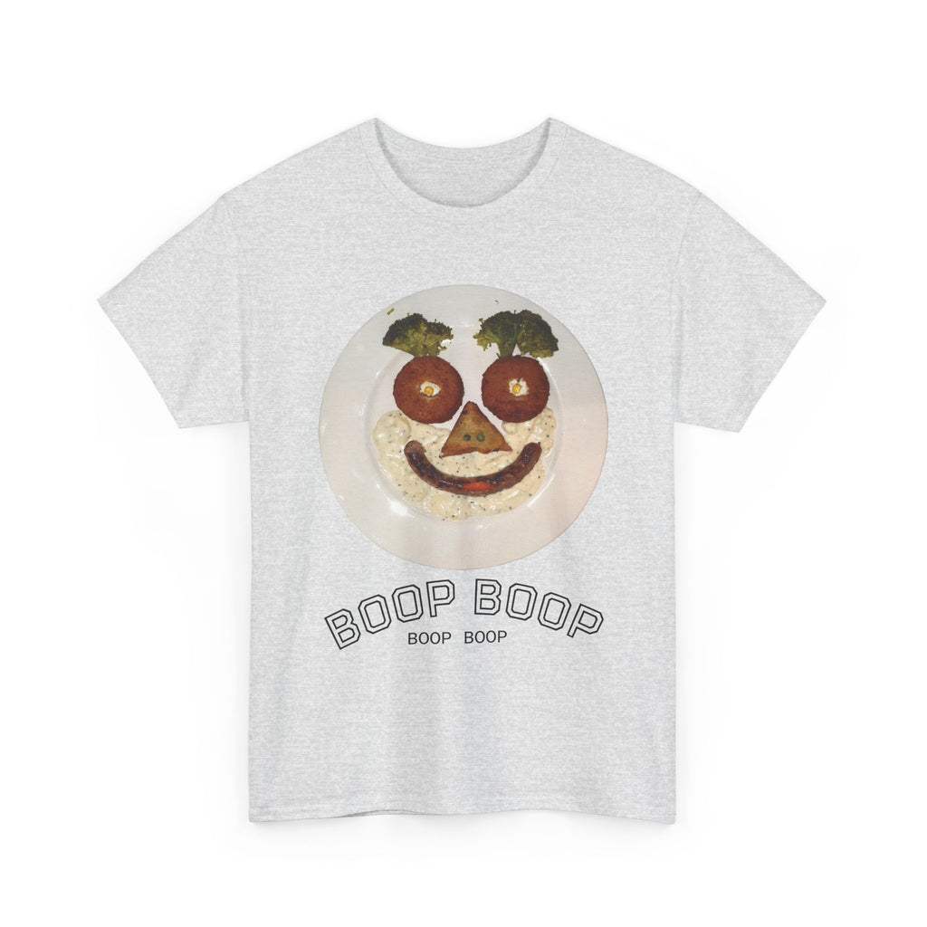Boop Boop Smiley Face T-Shirt | Cute Food Face Graphic Tee