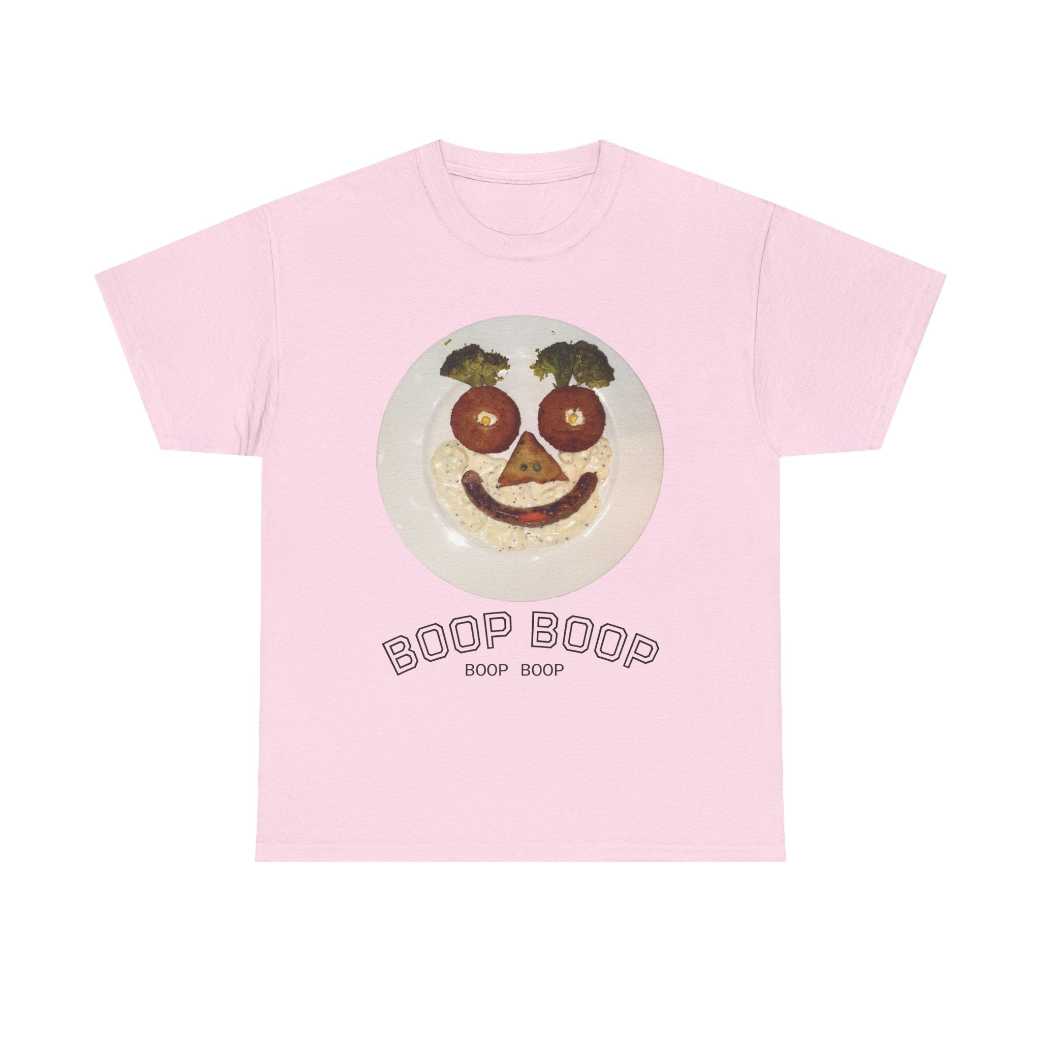 Boop Boop Smiley Face T-Shirt | Cute Food Face Graphic Tee