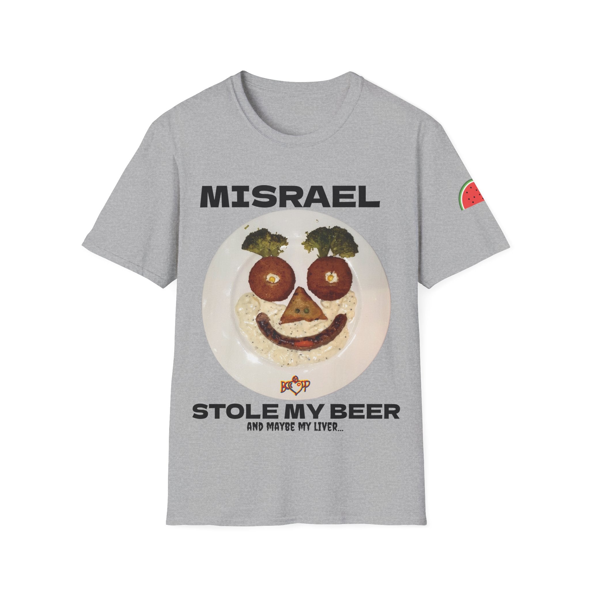 MISRAEL STOLE MY BEER AND MY LIVER BOOP T SHIRT
