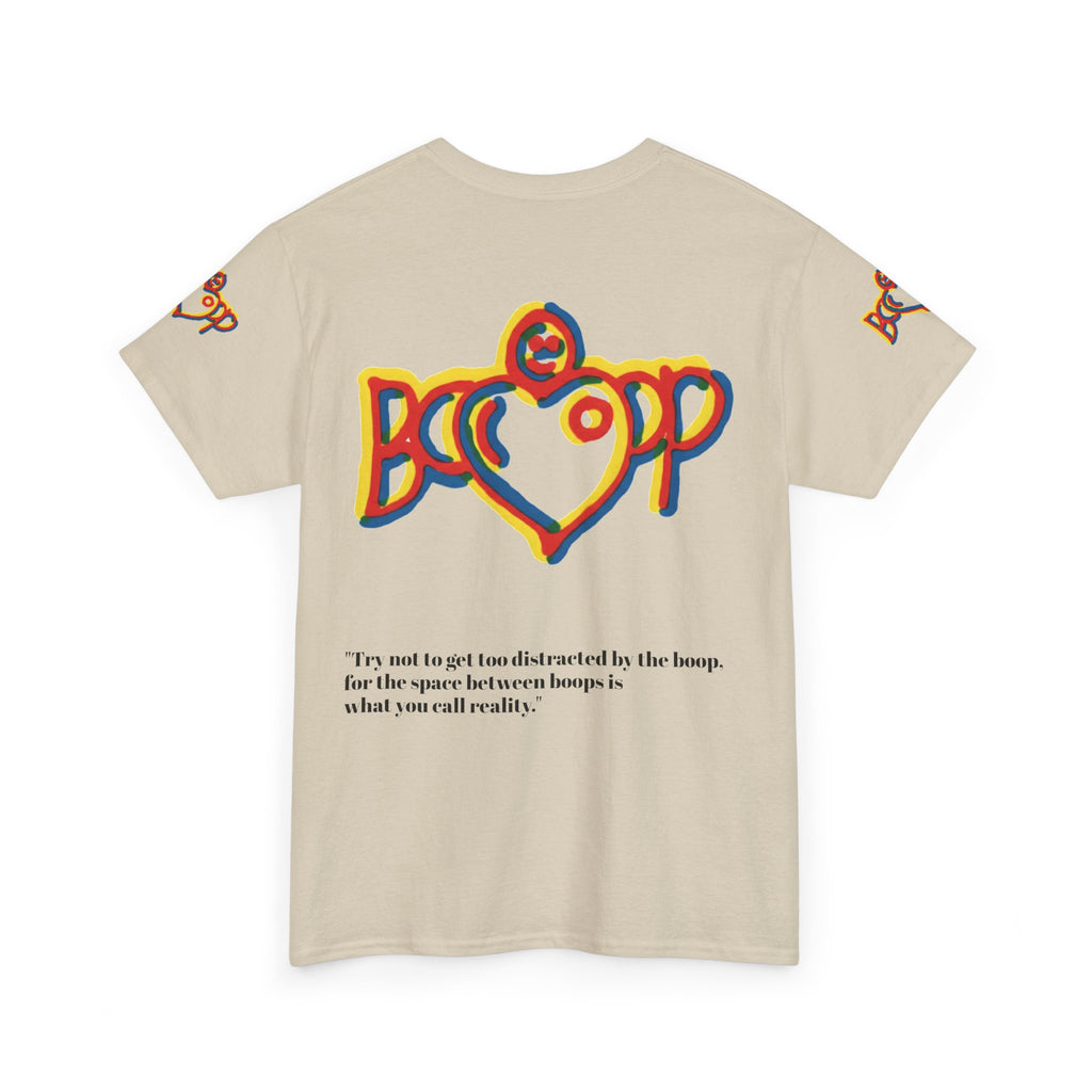 Boop Heart Tee — "TIME = FORCE x WILL" Graphic T‑Shirt Original Stanley Bostwick
