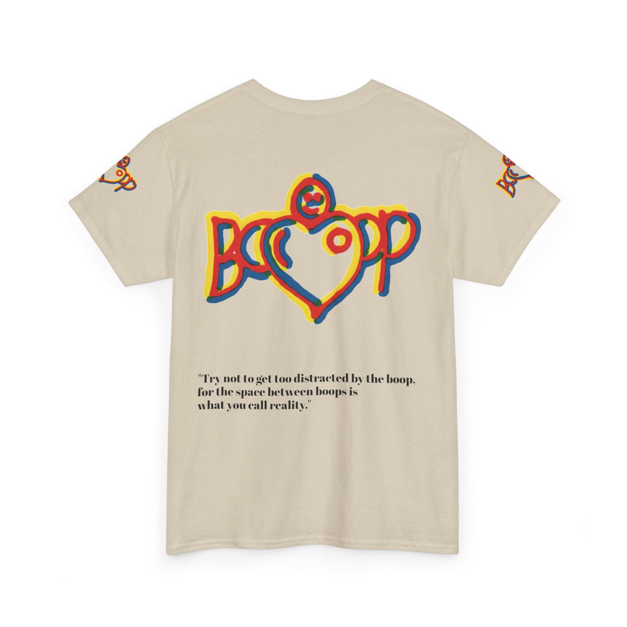 Boop Heart Tee — "TIME = FORCE x WILL" Graphic T‑Shirt Original Stanley Bostwick