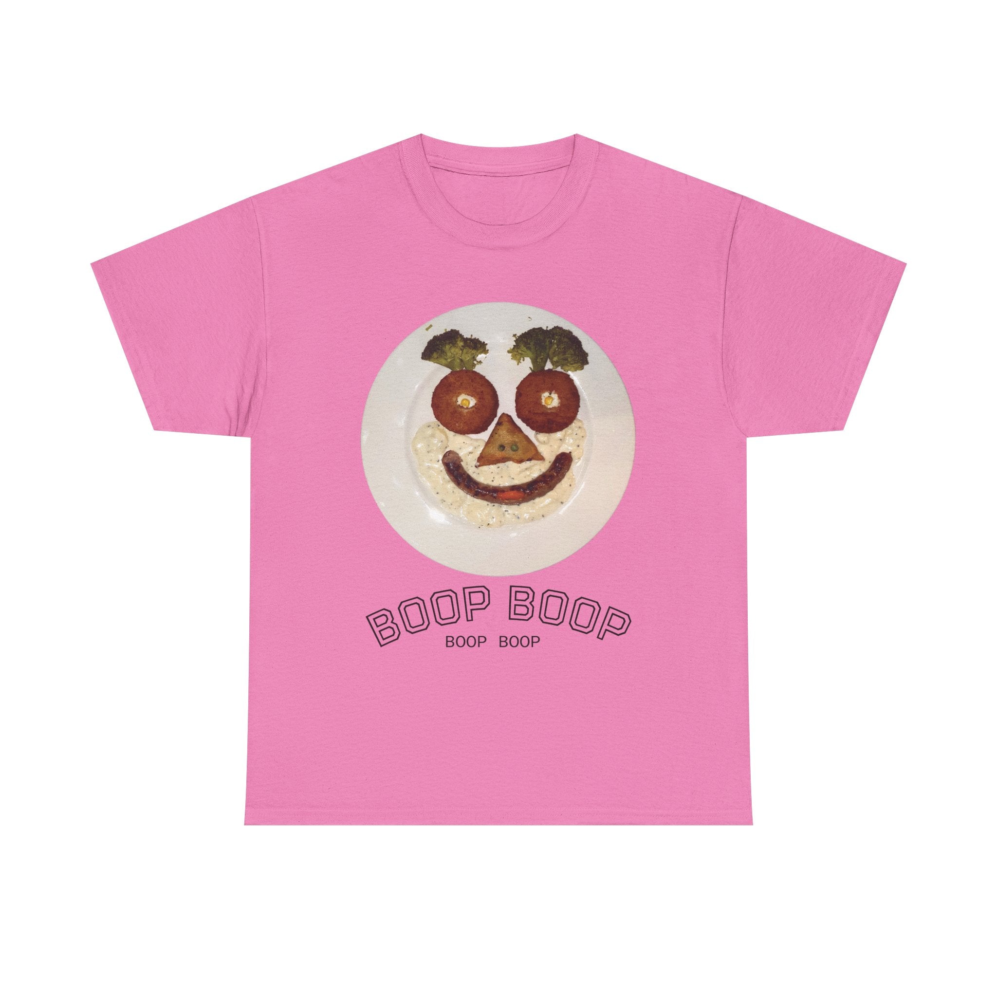 Boop Boop Smiley Face T-Shirt | Cute Food Face Graphic Tee
