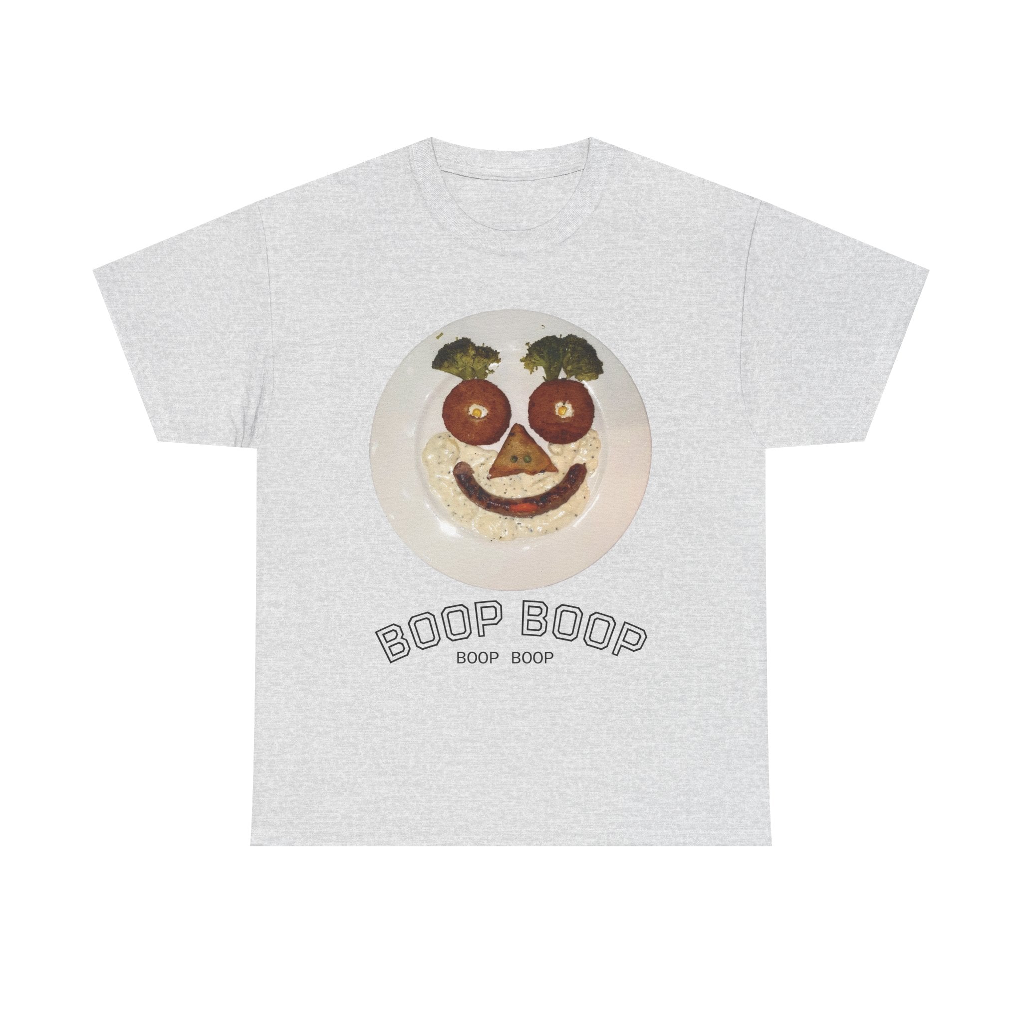 Boop Boop Smiley Face T-Shirt | Cute Food Face Graphic Tee