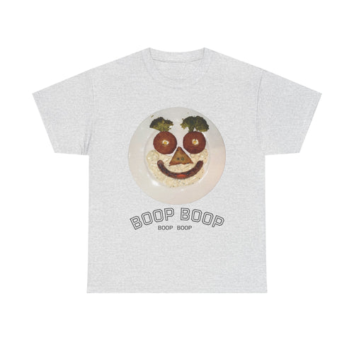 Boop Boop Smiley Face T-Shirt | Cute Food Face Graphic Tee