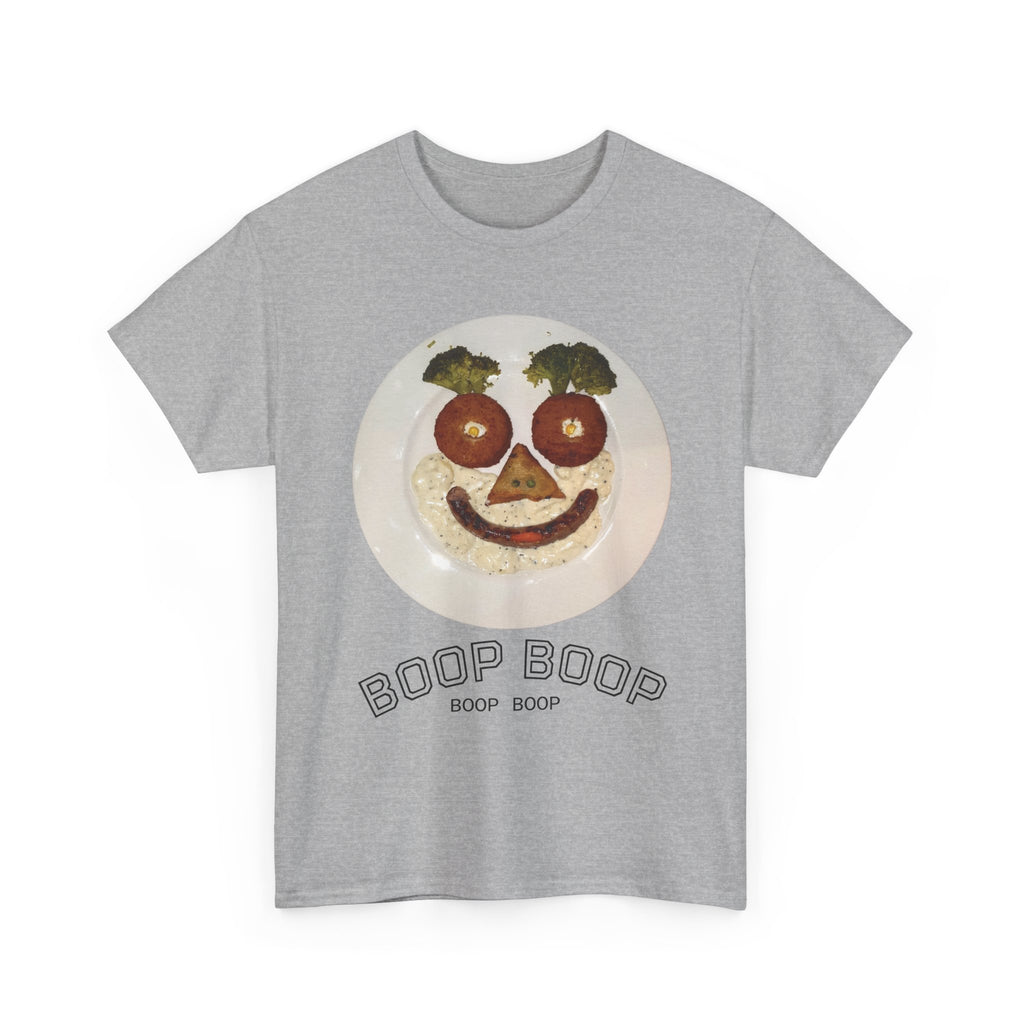 Boop Boop Smiley Face T-Shirt | Cute Food Face Graphic Tee