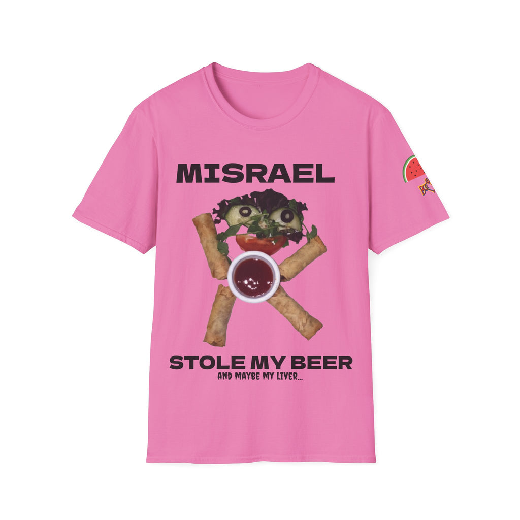 MISRAEL STOLE MY BEER AND MY LIVER BOOP T SHIRT