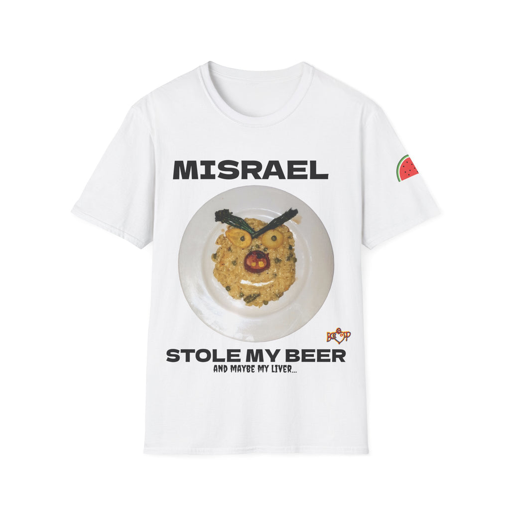 MISRAEL STOLE MY BEER AND MY LIVER BOOP T SHIRT