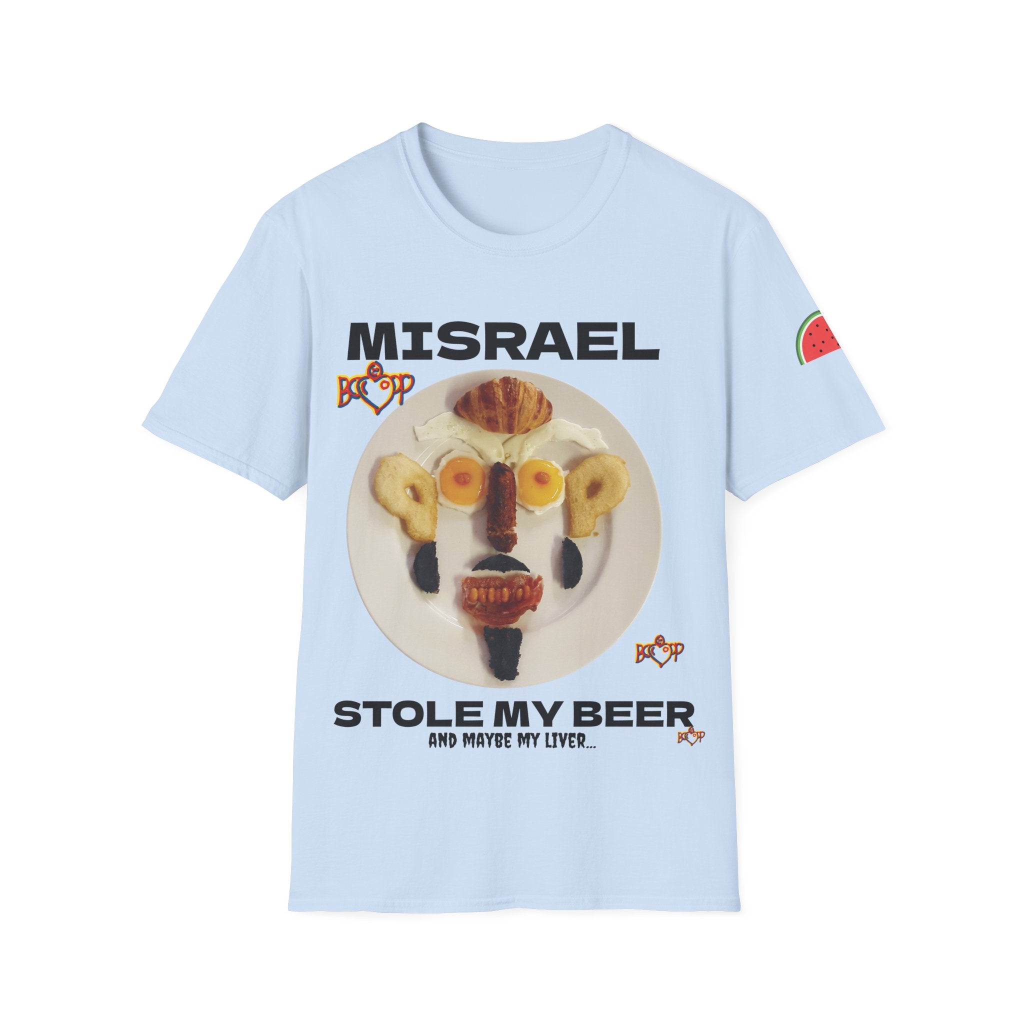 MISRAEL STOLE MY BEER AND MY LIVER BOOP T SHIRT