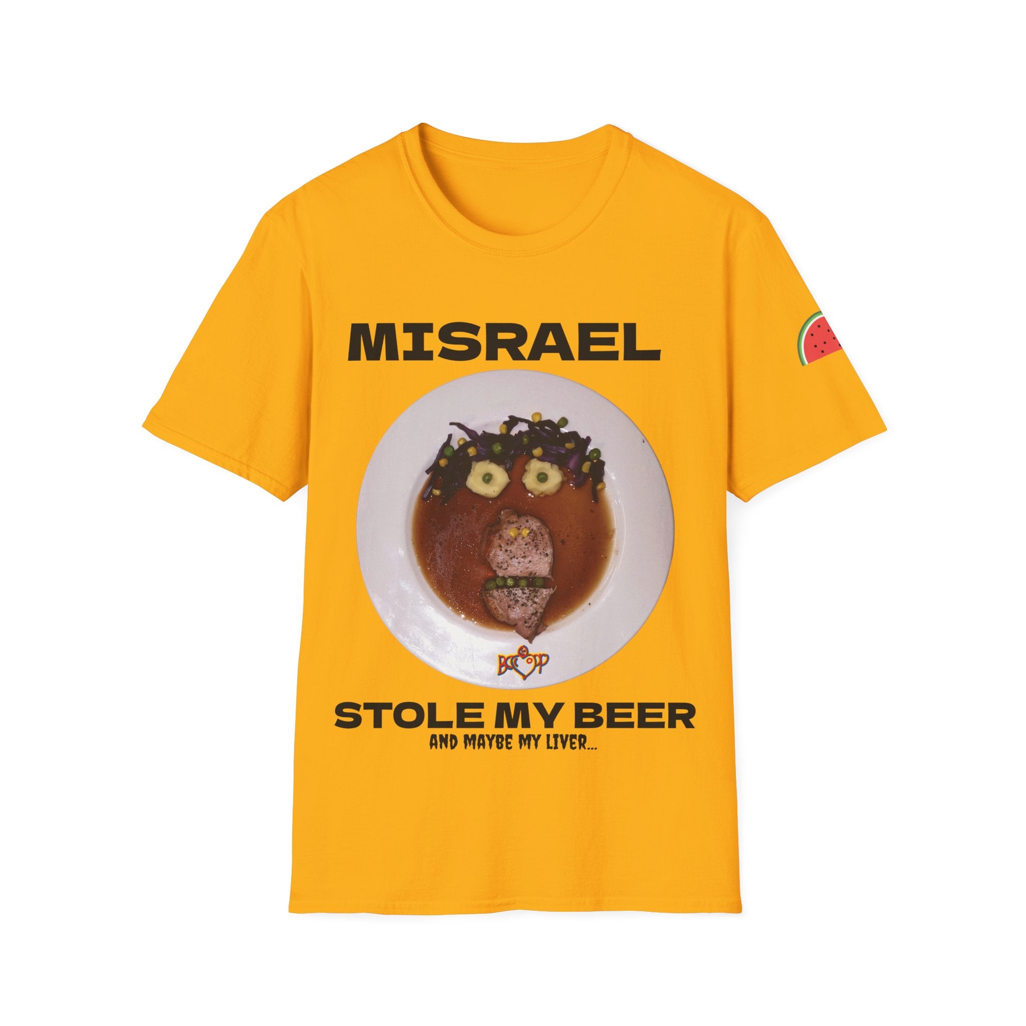 MISRAEL STOLE MY BEER AND MY LIVER BOOP T SHIRT
