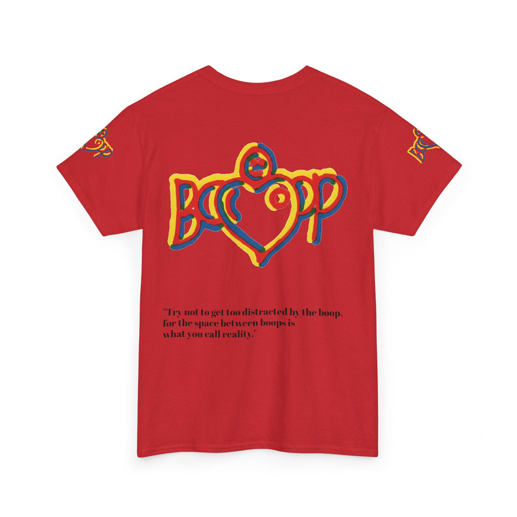 Boop Heart Tee — "TIME = FORCE x WILL" Graphic T‑Shirt Original Stanley Bostwick