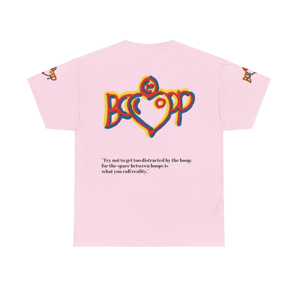 Boop Heart Tee — "TIME = FORCE x WILL" Graphic T‑Shirt Original Stanley Bostwick