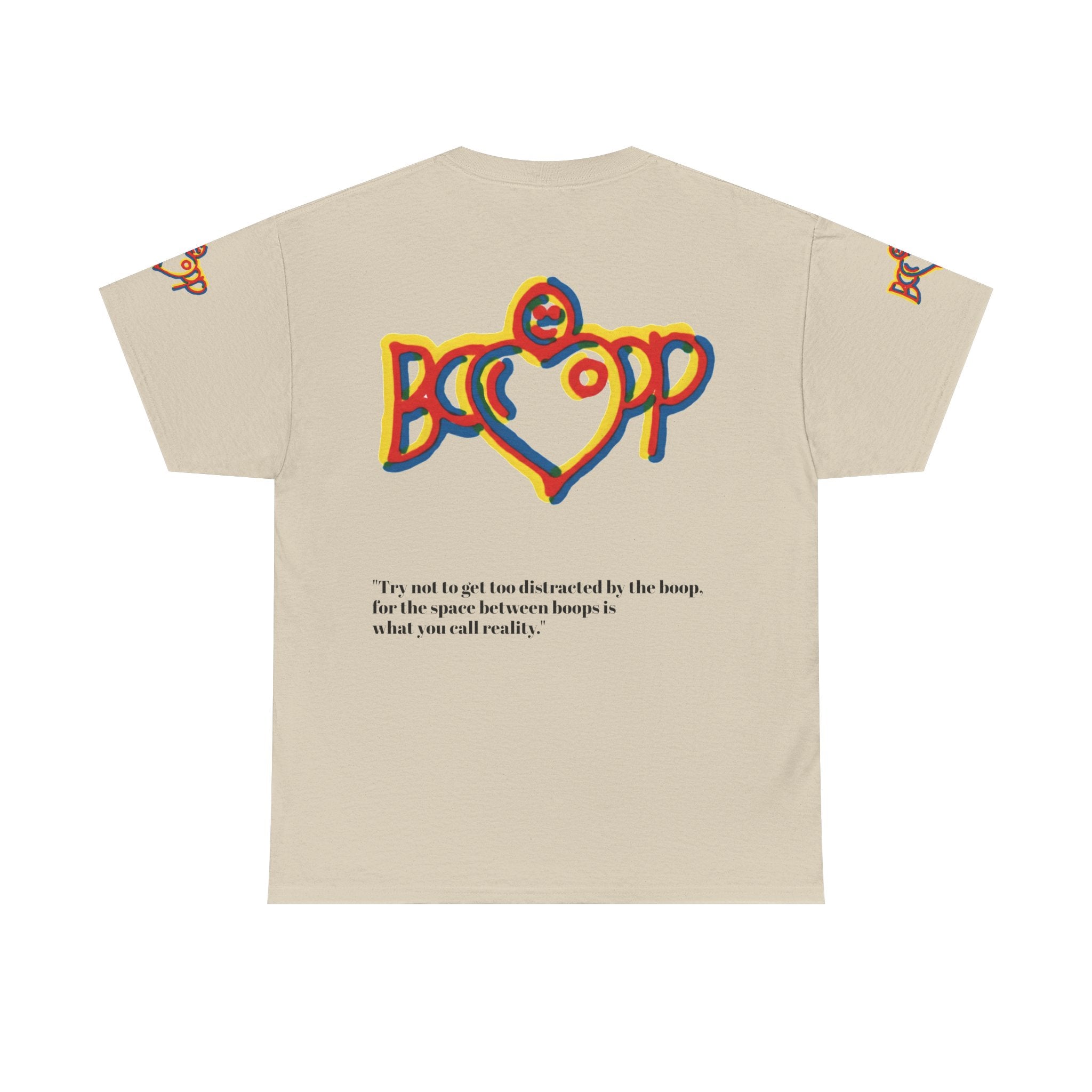 Boop Heart Tee — "TIME = FORCE x WILL" Graphic T‑Shirt Original Stanley Bostwick
