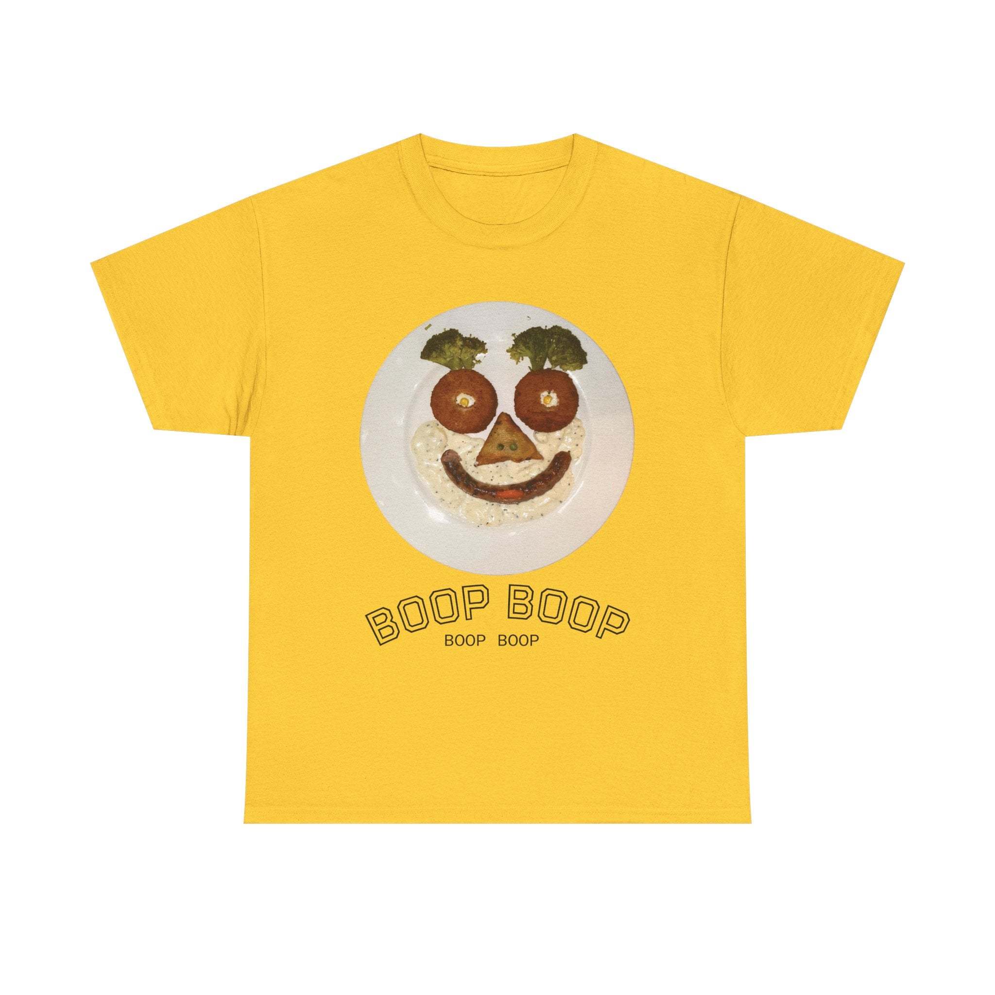 Boop Boop Smiley Face T-Shirt | Cute Food Face Graphic Tee