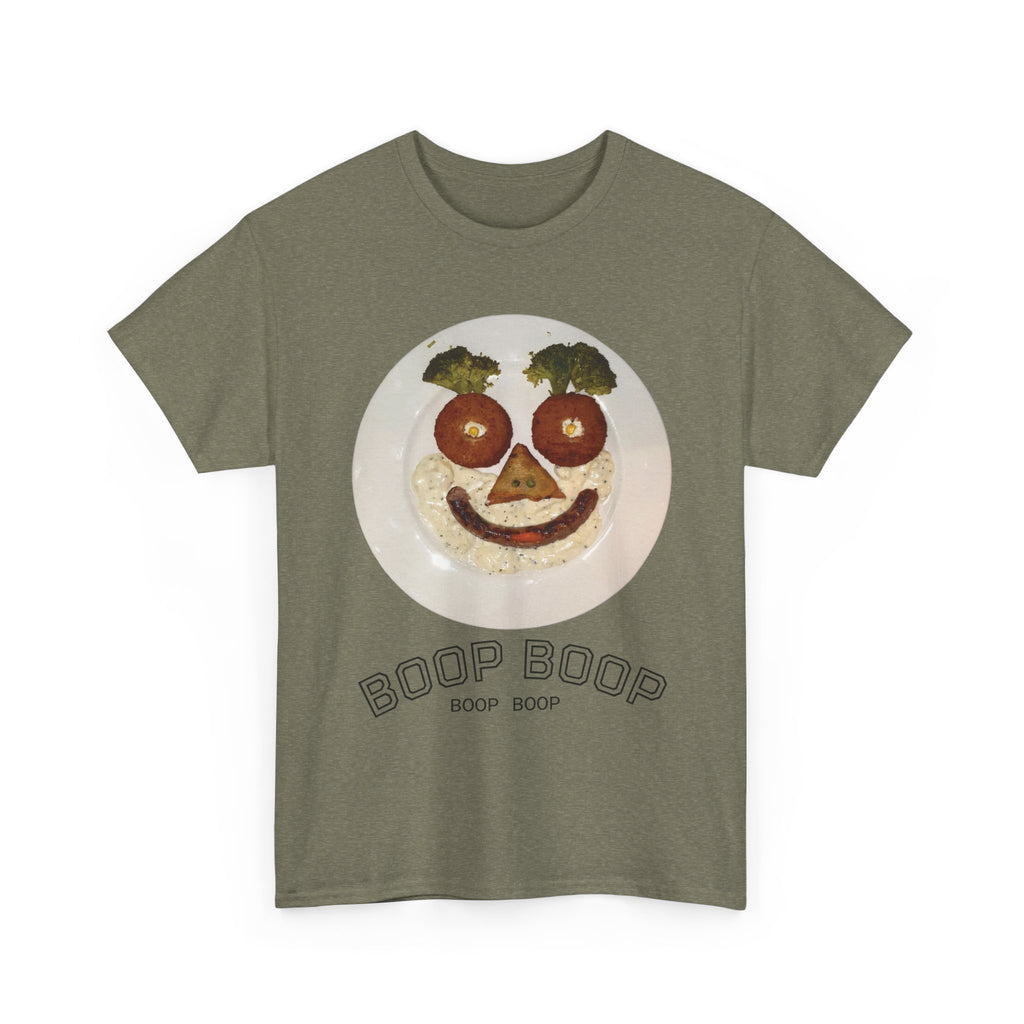 Boop Boop Smiley Face T-Shirt | Cute Food Face Graphic Tee